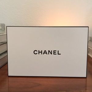 Chanel Box with wrapping and camellia sticker